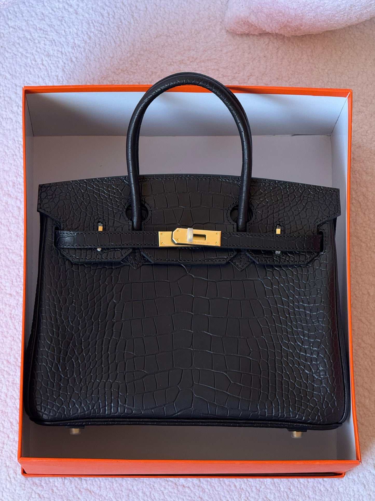 Hermes Birkin croc